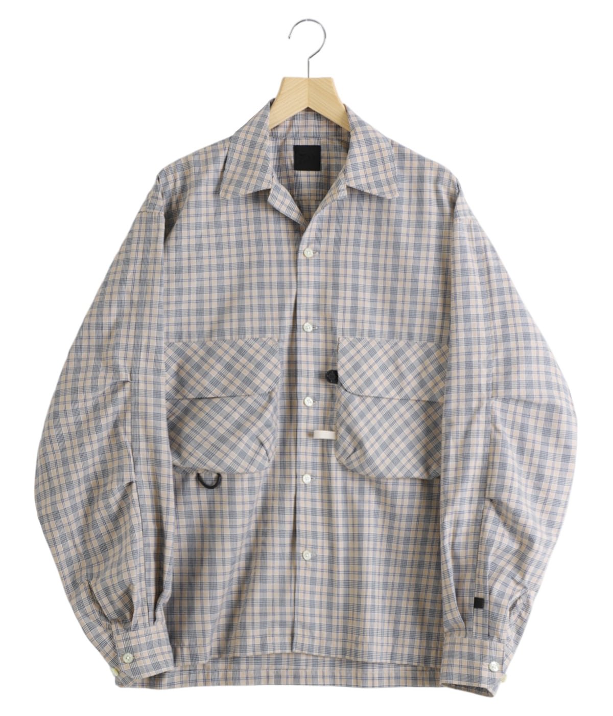 TECH SPORTS OPEN COLLAR SHIRT L/S NOVA CHECK | DAIWA PIER39(ダイワ