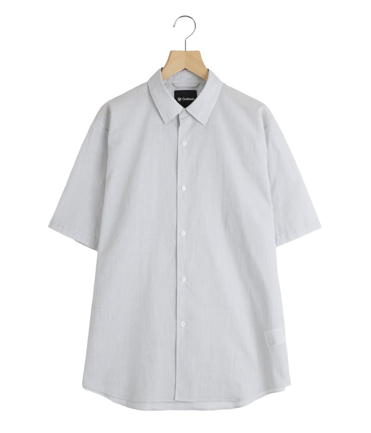 Fine Cotton Seersucker Striped S/S Shirt | Goldwin(ゴールドウイン