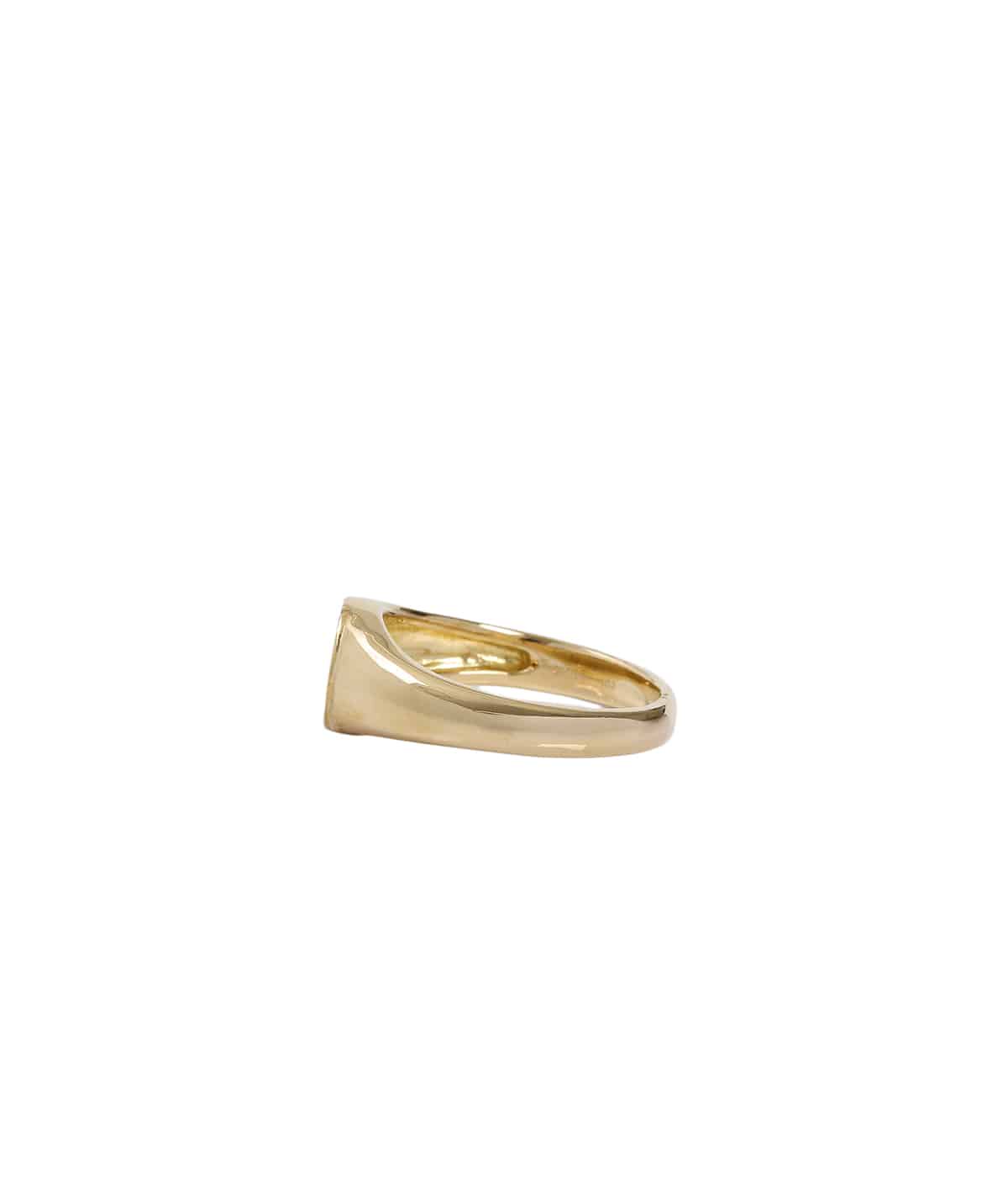 レディース】Onyx signet ring (small) | GIGI(ジジ) / アクセサリー