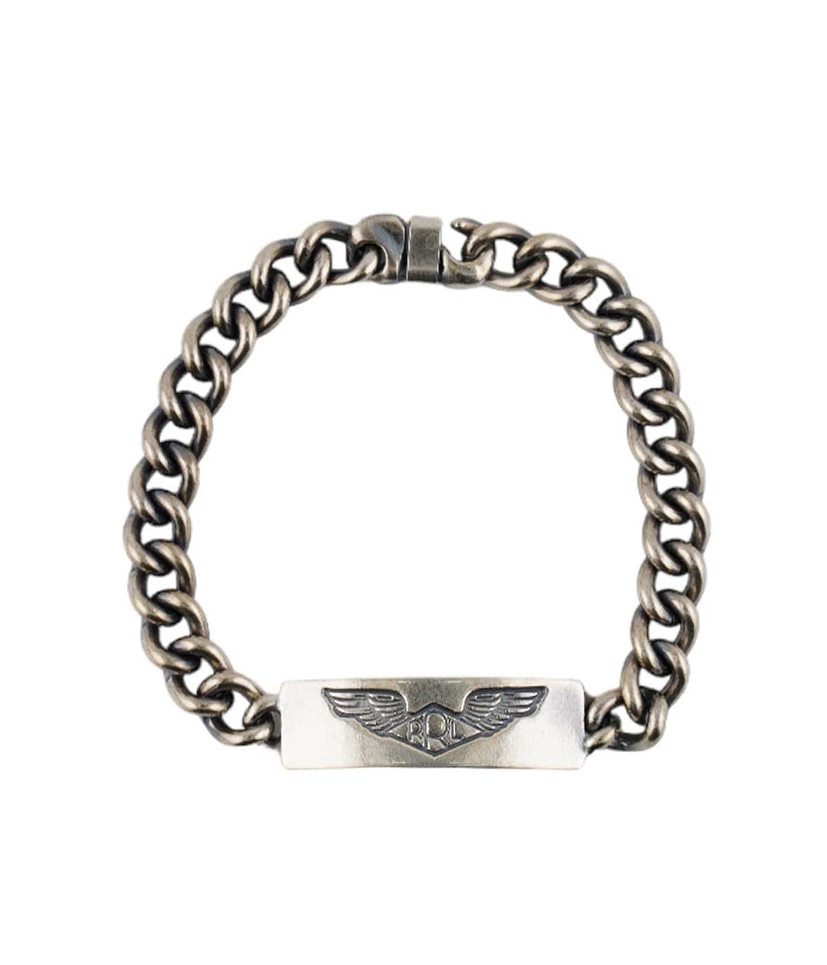 ID BRACELET-BRACELET-SILVER STERLING SILVER | RRL(ダブルアールエル