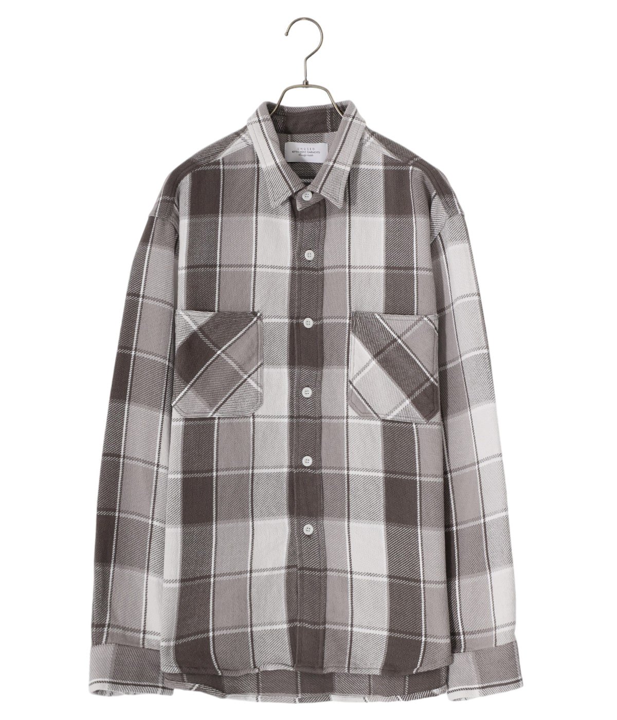 Long sleeve check shirt | UNUSED(アンユーズド) / トップス 長袖