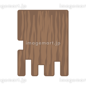 銭湯 温泉 木製 松竹錠 下駄箱 ロッカー 鍵 イラスト [298580548