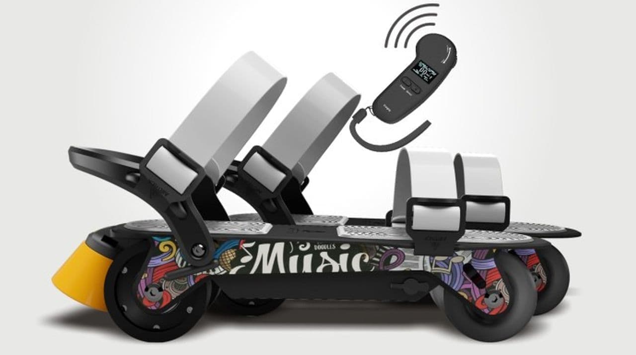 スニーカーに取り付ける電動ローラースケート Airtrick E-Skates「A1