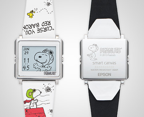 スマートキャンバスSNOOPY腕時計