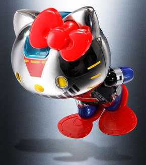 異色のコラボ超合金「ハローキティ」と「マジンガーZ」 バンダイが発売