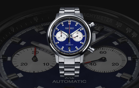 セイコー・プロスペックス「スピードタイマー」に新モデル 「ブルー