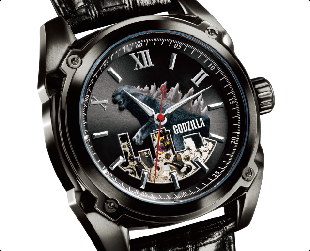 完全限定1954本、機械式腕時計「ゴジラ生誕60周年 映画公開記念