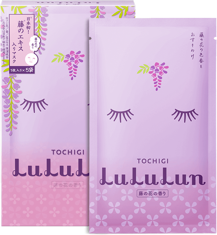 栃木ルルルン（藤の花の香り）- フェイスマスク ルルルン【公式】