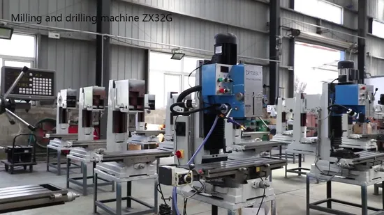 ZX32G manual milling and drilling machine with MT3 spindle taper