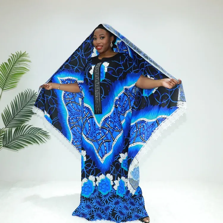 民族衣装 オーガンザドレス アバヤ Kt773-542BS1 トーゴ アバヤ ブブ