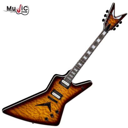 Dean ZX Flame Top Electric Guitar - Trans Red