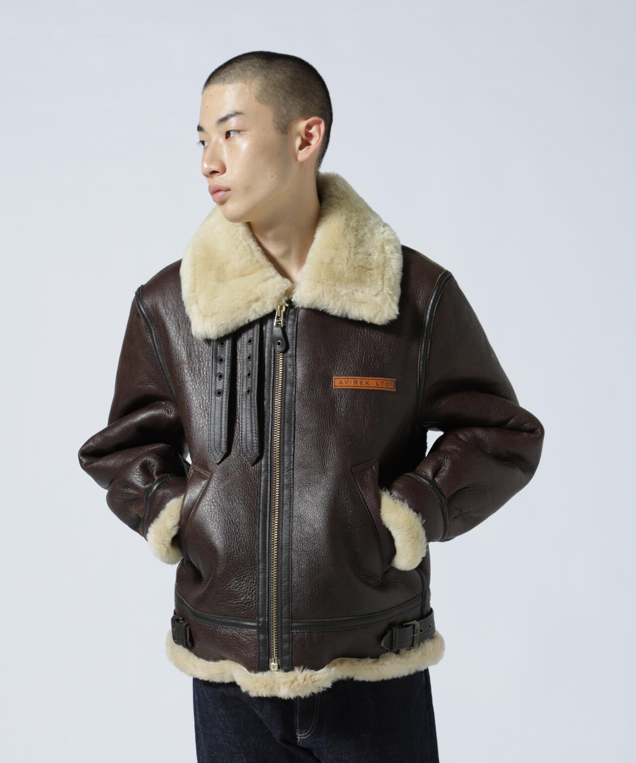 Schott B-3 ムートンジャケット 36 - Figure Skating 2026 S115977214