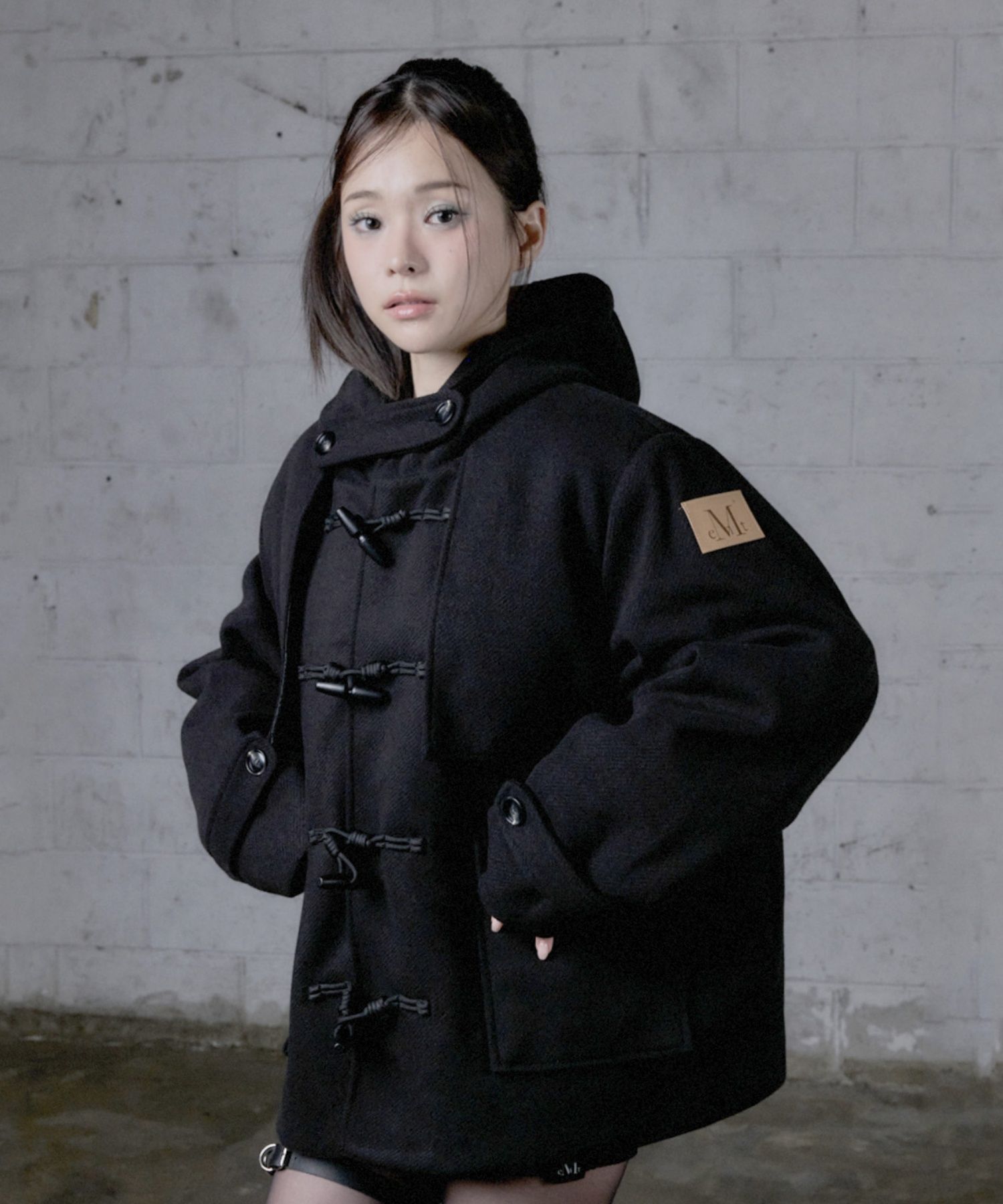 MUSINSA公式 | MUCENT [ピンバッジプレゼント] モレンフラップフード