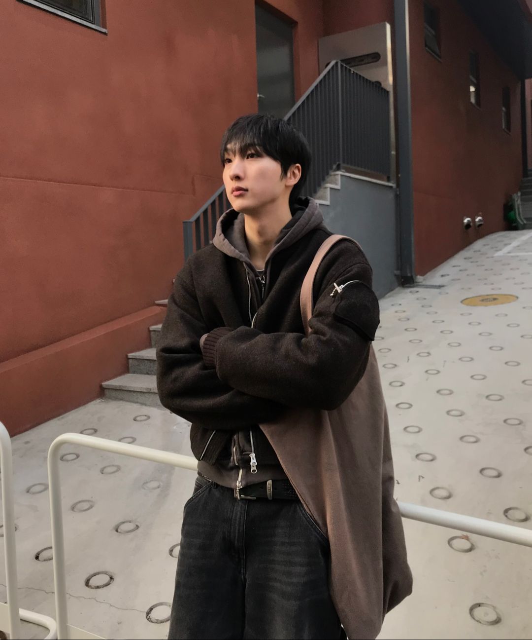 DNSR MA-1 ブルゾン Mサイズ ブラウン MUSINSA公式 | DNSR ポケット