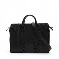 ボッテガヴェネタ イントレチャート レザー 2WAYビジネスバッグ