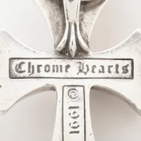 クロムハーツ スモールCHクロス Wベイル ペンダントトップ 925 23.4g