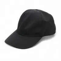 ミュウミュウ 5HC179 ロゴ キャップ S 57 コットン ブラック ダメージ