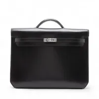 エルメス ケリーデペッシュ36 ヴォ―タデラクト ブラック シルバー金具