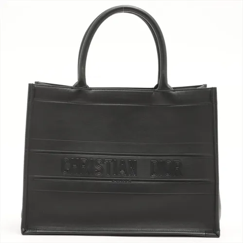 クリスチャンディオール ブックトート レザー トートバッグ ブラック