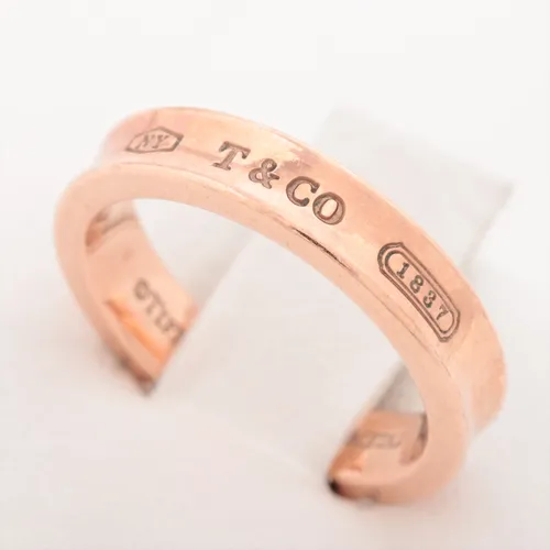 ティファニー 1837 ナロー ルベドメタル リング ゴールド ABランクの