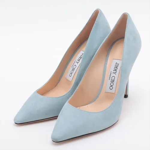 ジミーチュウ スエード パンプス 35 ライトブルー Aランクの買取実績