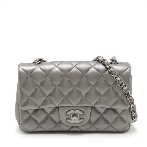 シャネル ミニマトラッセ20 ラムスキン シングルフラップ シングル