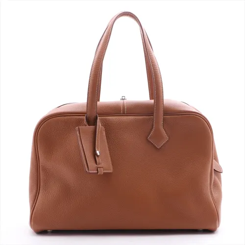 エルメス ヴィクトリア35 トリヨンクレマンス ゴールド シルバー金具