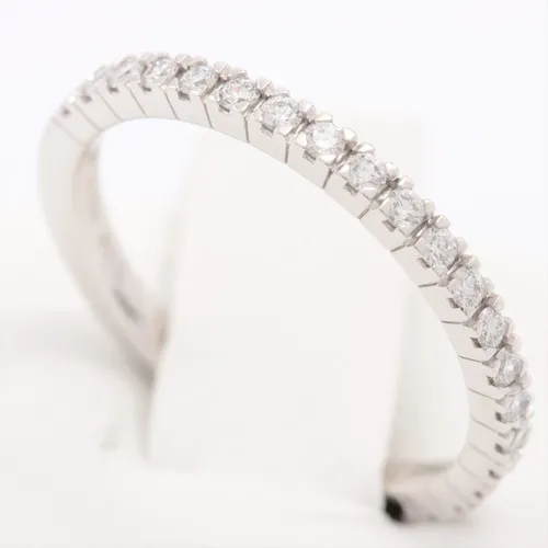 ブルガリ ハーフエタニティ ダイヤ リング 750 WG Aランクの買取実績