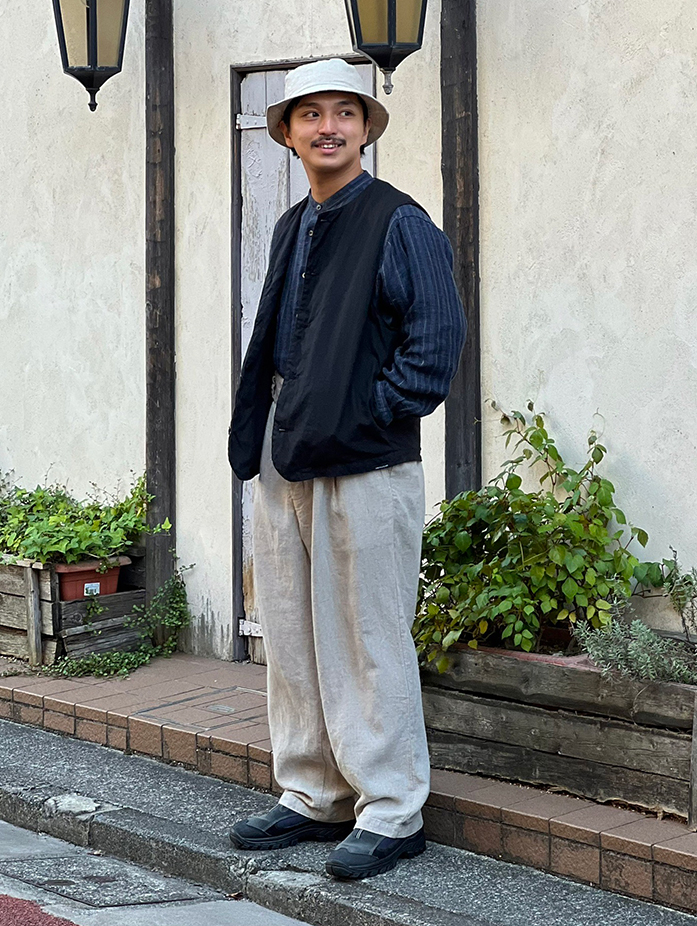 UpcycleLino] 60 クルーネックベスト｜nest Robe / CONFECT ONLINE SHOP