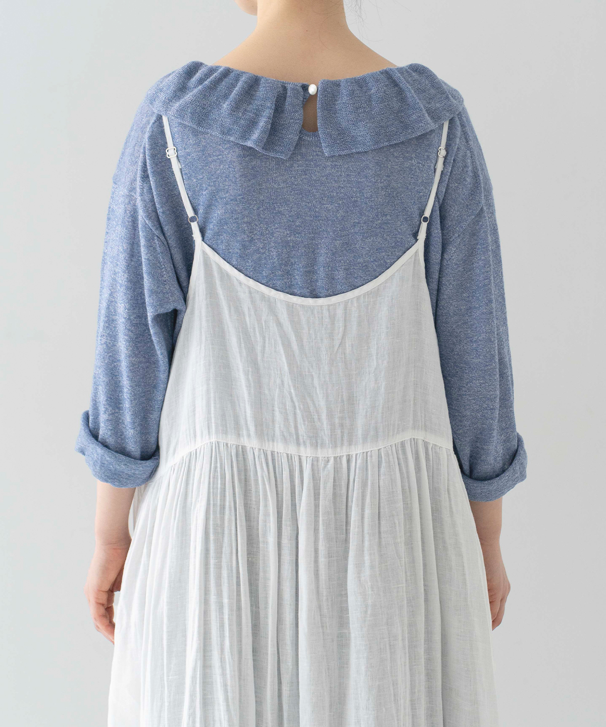 ◎60リネンレースヘムキャミドレス｜nest Robe / CONFECT ONLINE SHOP