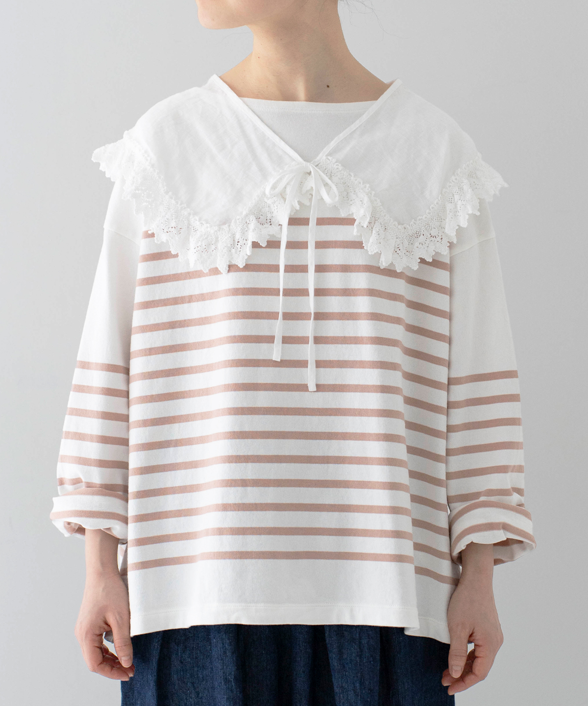 ◎60リネンレースフリルカラー｜nest Robe / CONFECT ONLINE SHOP