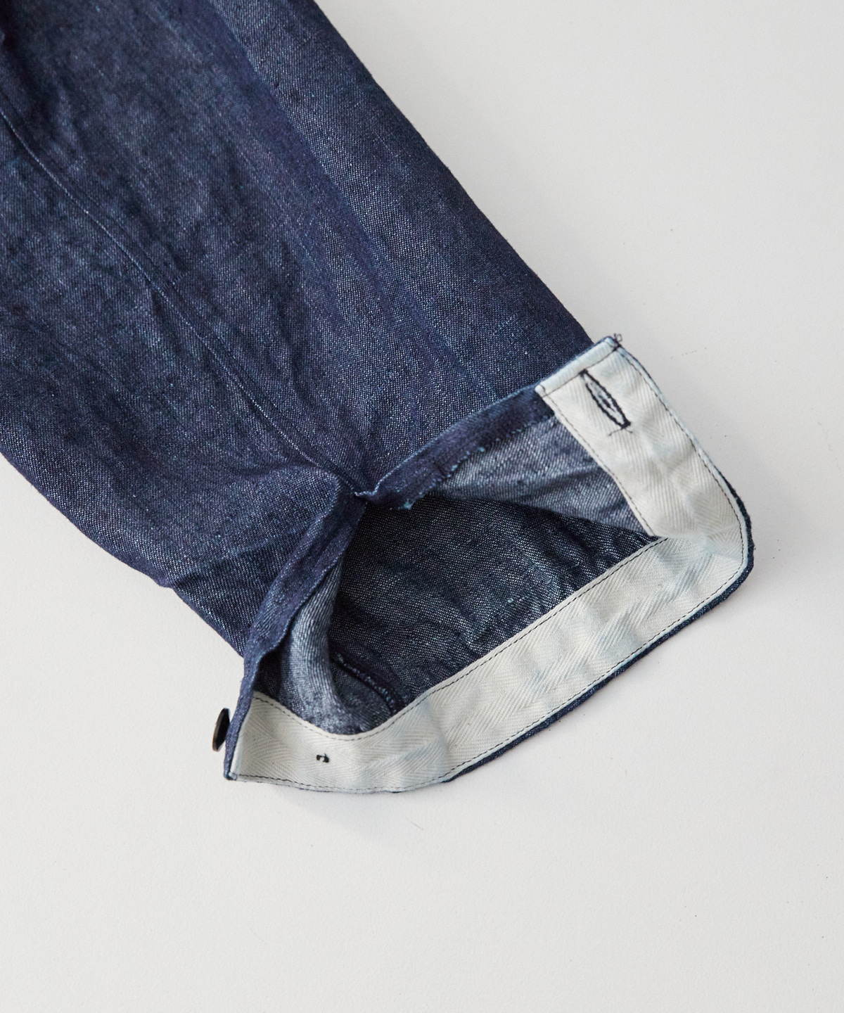 10ozリネンデニム ワークシャツ｜nest Robe / CONFECT ONLINE SHOP