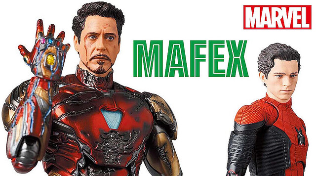 MCUのアイアンマンとスパイダーマンが新仕様で可動フィギュアに