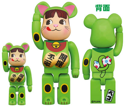 ベアブリック招き猫にツートンカラーバージョン登場！ - ライブドア