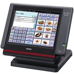 カシオ計算機 ネットレジ タッチパネル式クイックターミナル QT-6000N