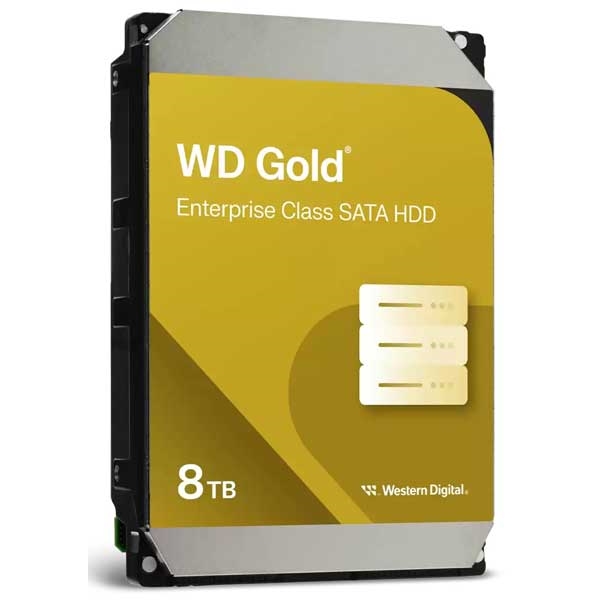 WESTERN DIGITAL WD Gold 内蔵HDD 3.5インチ 8TB SATA6Gb/s 5年保証