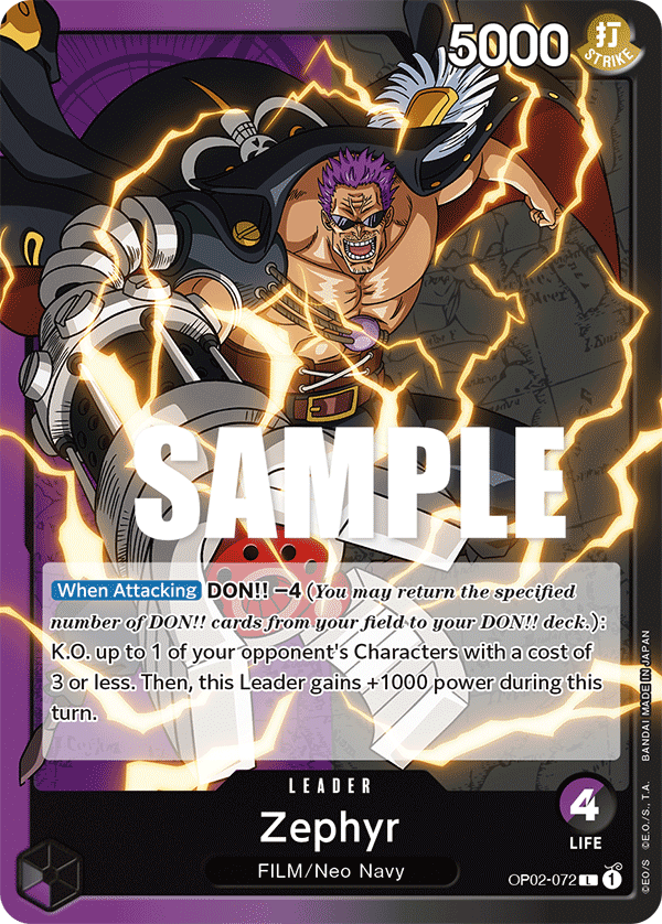 OPTCG | Products | [OP02-072] Zephyr