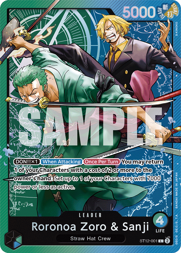 OPTCG | Products | [ST12-001] Roronoa Zoro & Sanji