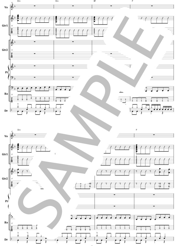 楽譜】10-FEET / その向こうへ バンド・スコア 楽譜 / 10-FEET (バンド