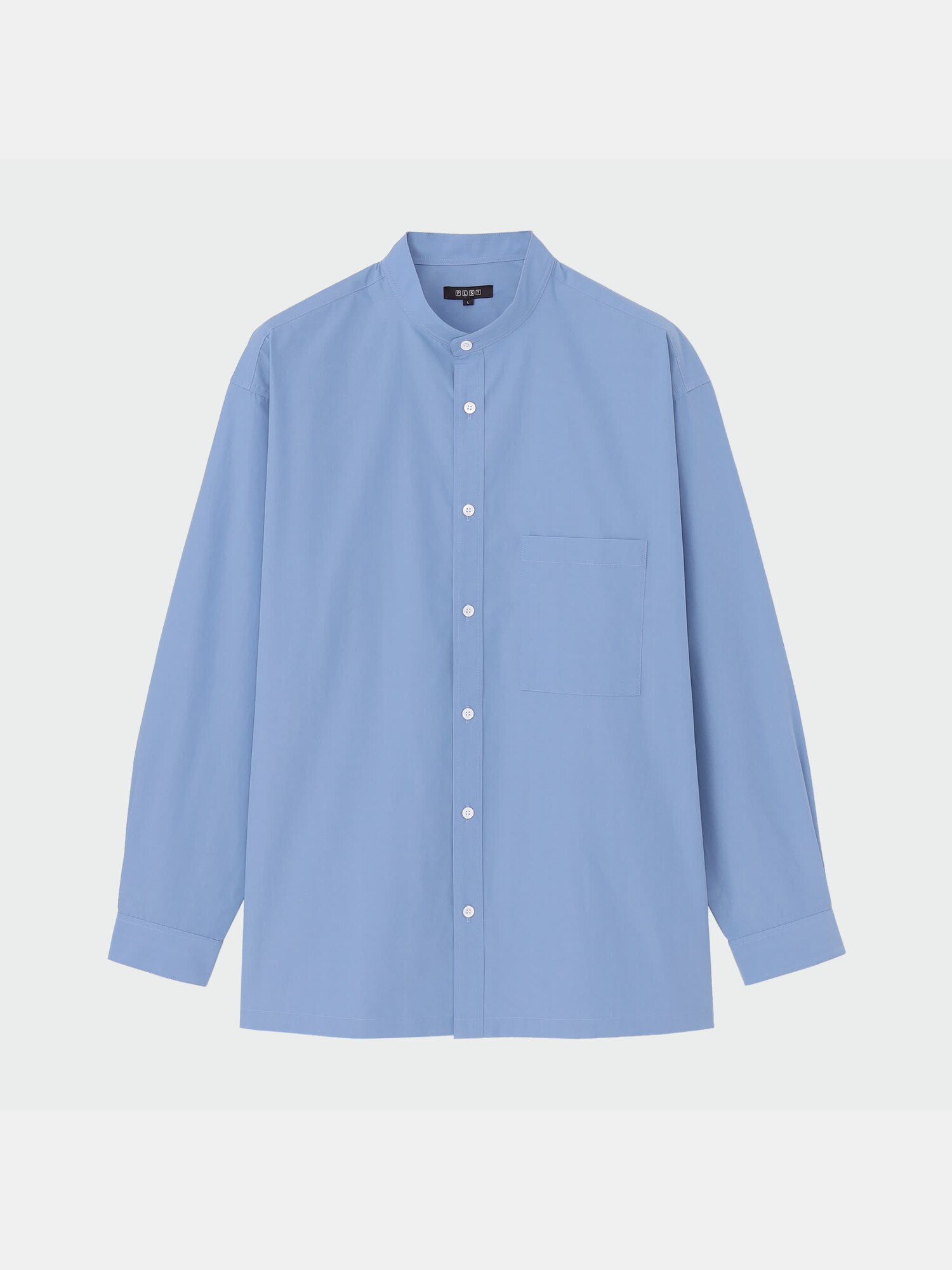 PLST(プラステ)公式 | コットンブレンドバンドカラーシャツ（長袖）