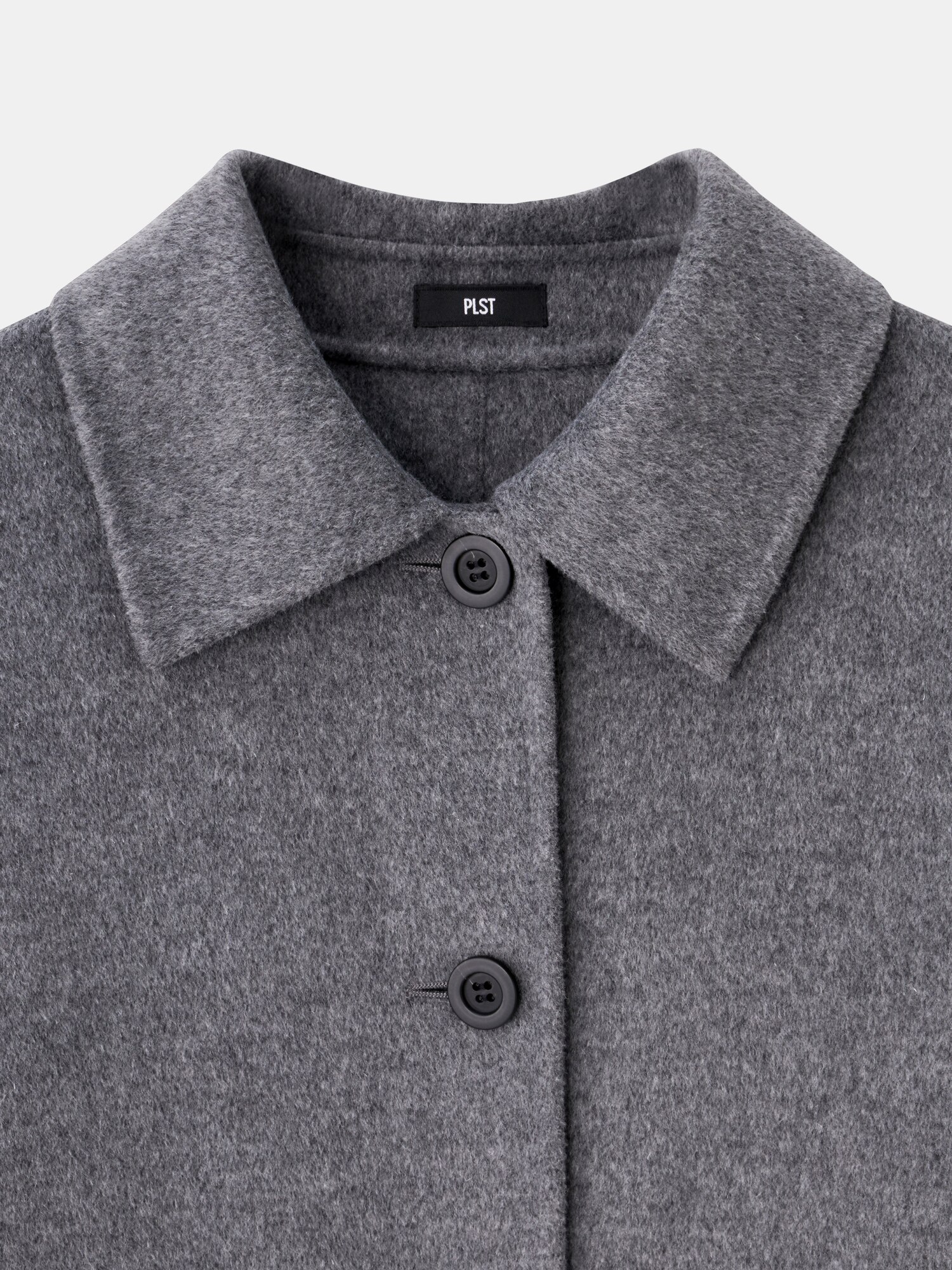 PLST(プラステ)公式 | ウールブレンドリバーシャツコート