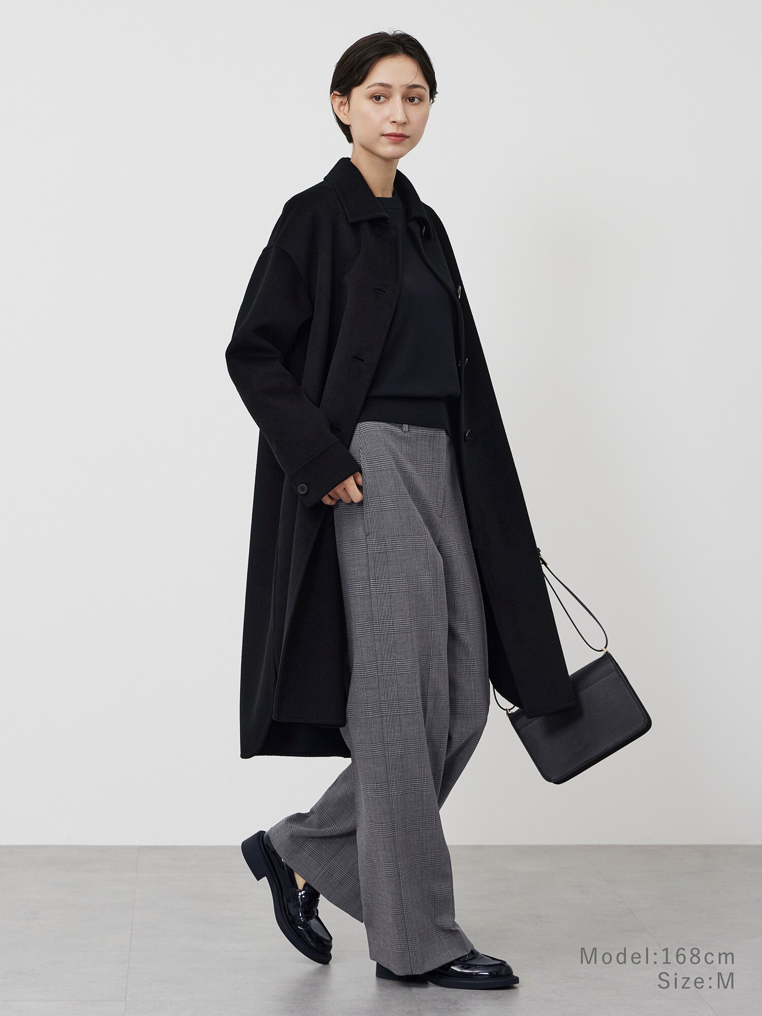 PLST(プラステ)公式 | ワイドパンツ（ウォームリザーブ）チェック