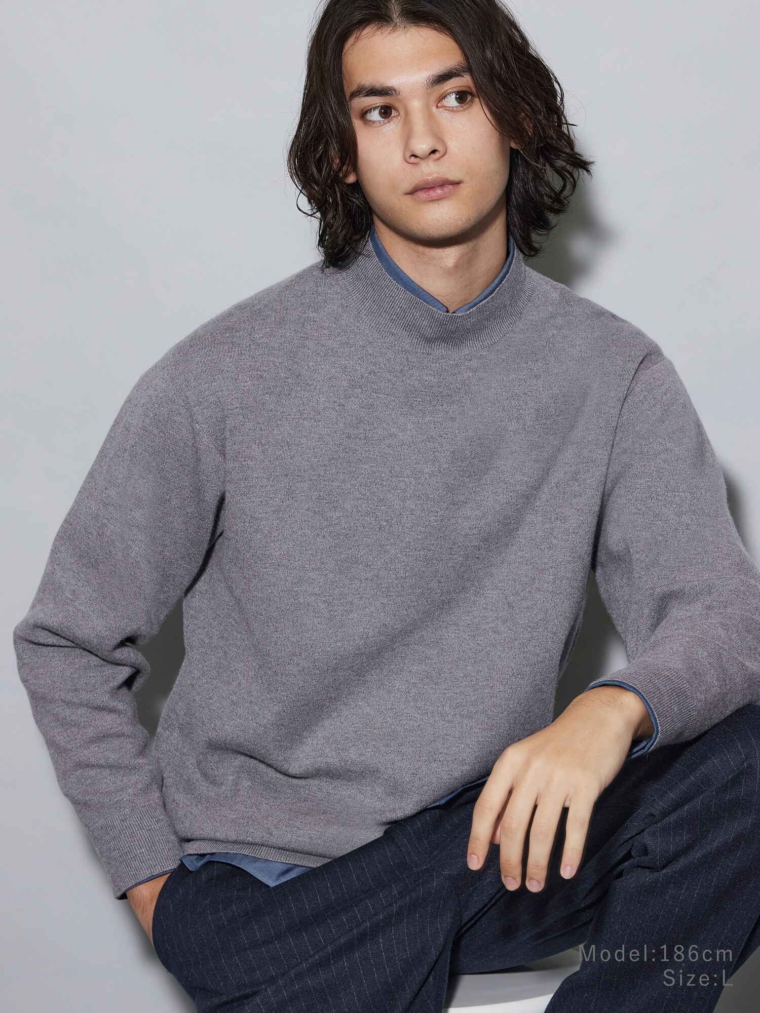 PLST(プラステ)公式 | カシミヤブレンドモックネックセーター