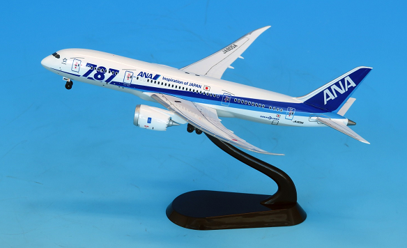 ANA 1/400 787-8 JA806A 787ロゴ 機種・機番BOEING 787-8 JA806A