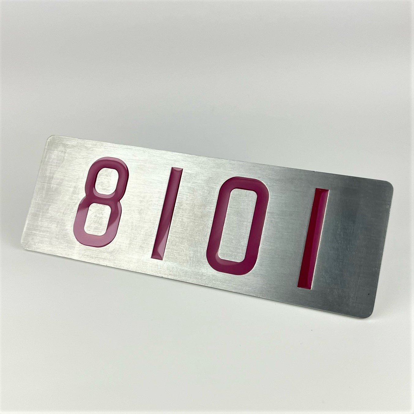 車号銘板マグネットプレート 半蔵門線8000系 | メトロの缶詰