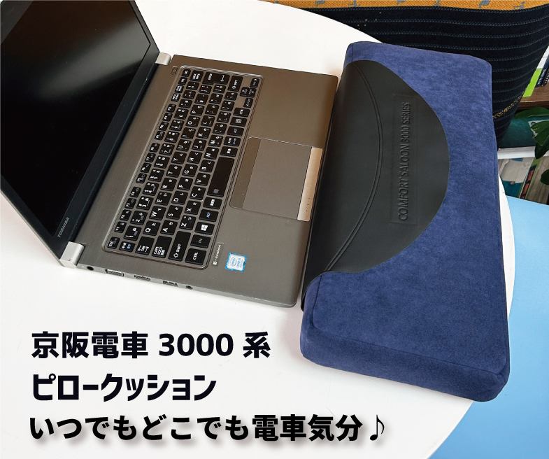 京阪電車3000系 ピロークッション RAU-RAU-G HAITETSU | ジョイブ