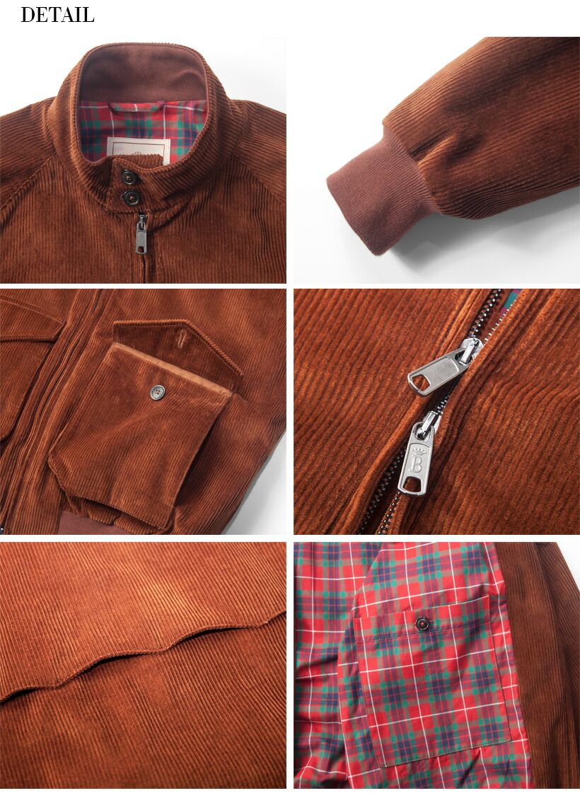 BARACUTA バラクータ G9 コーデュロイ AFポケット ハリントン