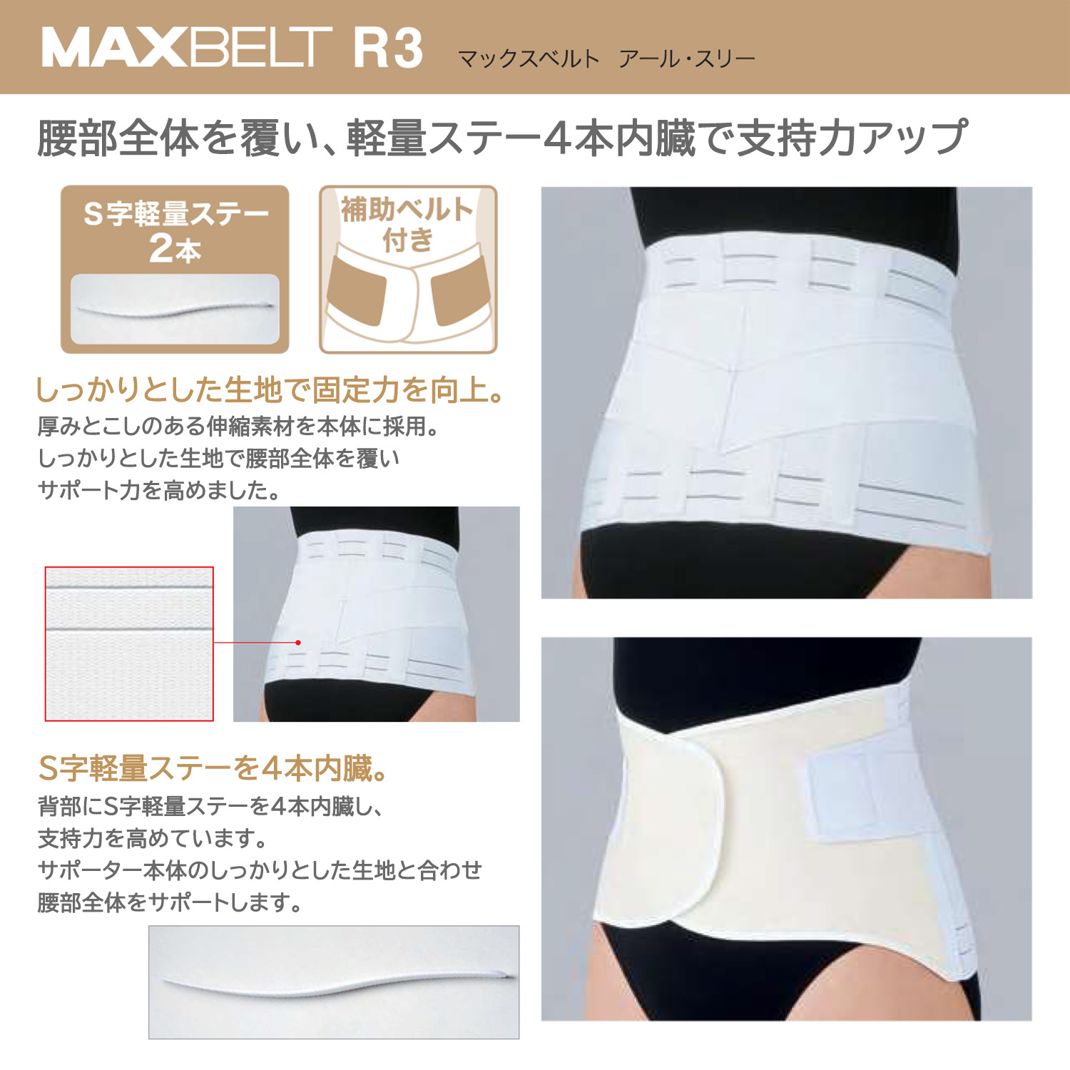 楽天市場】マックスベルト R3 321504（LL） 1個 日本シグマックス 24