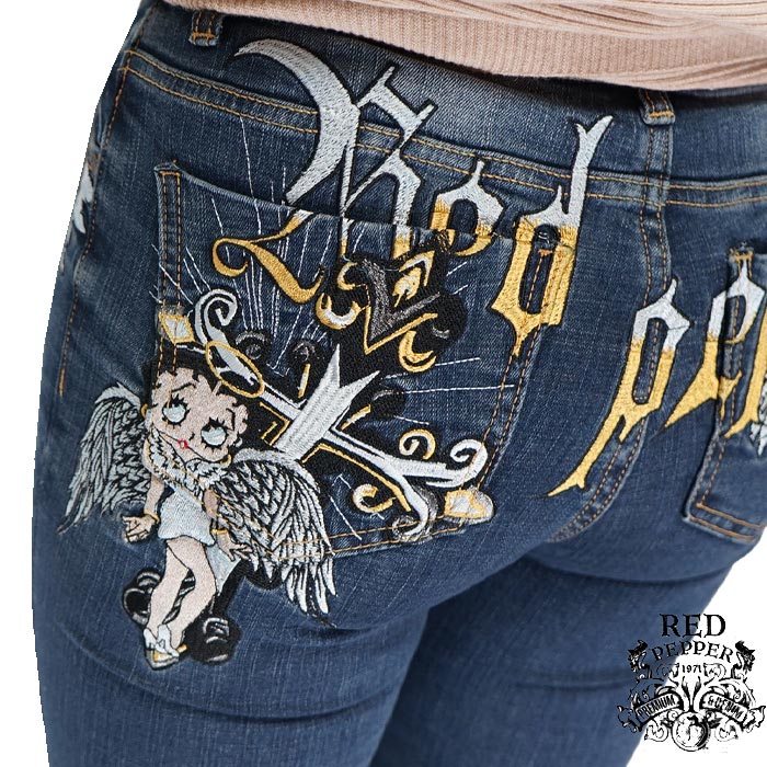 RED PEPPER レッドペッパー ベティ コラボ レディース デニム ジーンズ