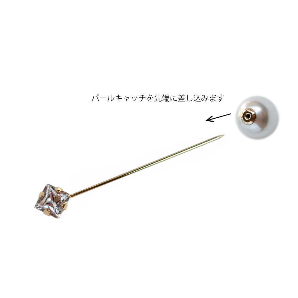 楽天市場】【スーパーセール！】 ブローチ パール ピン 日本製 K18GP